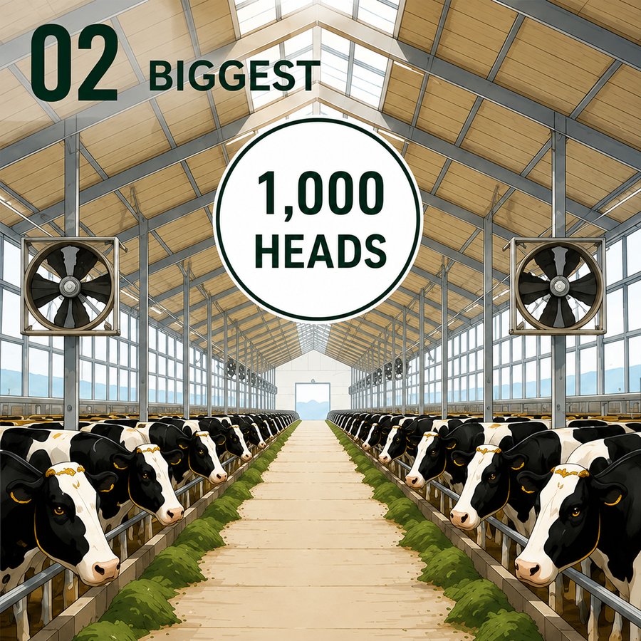 Two dairy cows fitted with smart sensors — Biggest